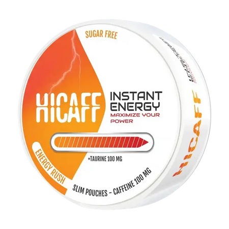 Hicaff - Energy Rush (100mg) Caffeine Pouch SnusHaven