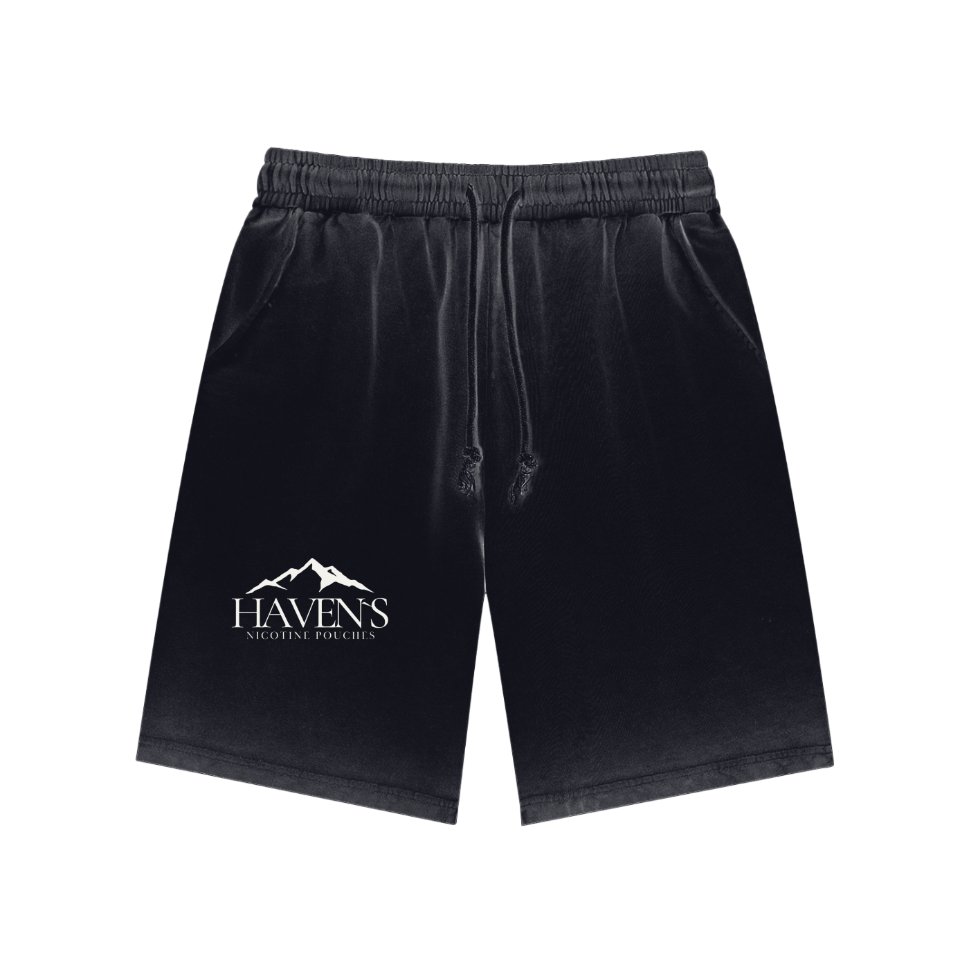 Haven's Stonewash Black shorts Back