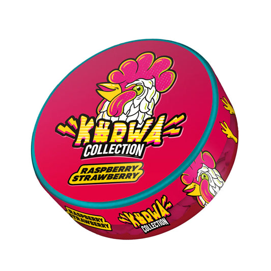 Kurwa - Raspberry Strawberry (25mg) SnusHaven