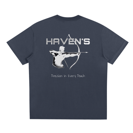 Havens Blue Shirt Graphic Back