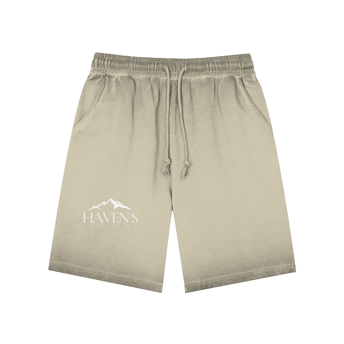 Haven's Stonewash Sand Light shorts Front