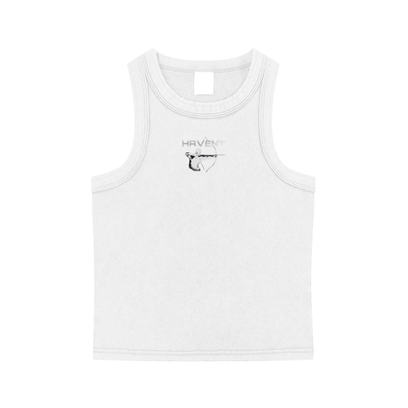 Havens White Vest Front