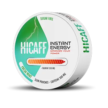Hicaff - Fresh Mint (100mg) Caffeine Pouch SnusHaven