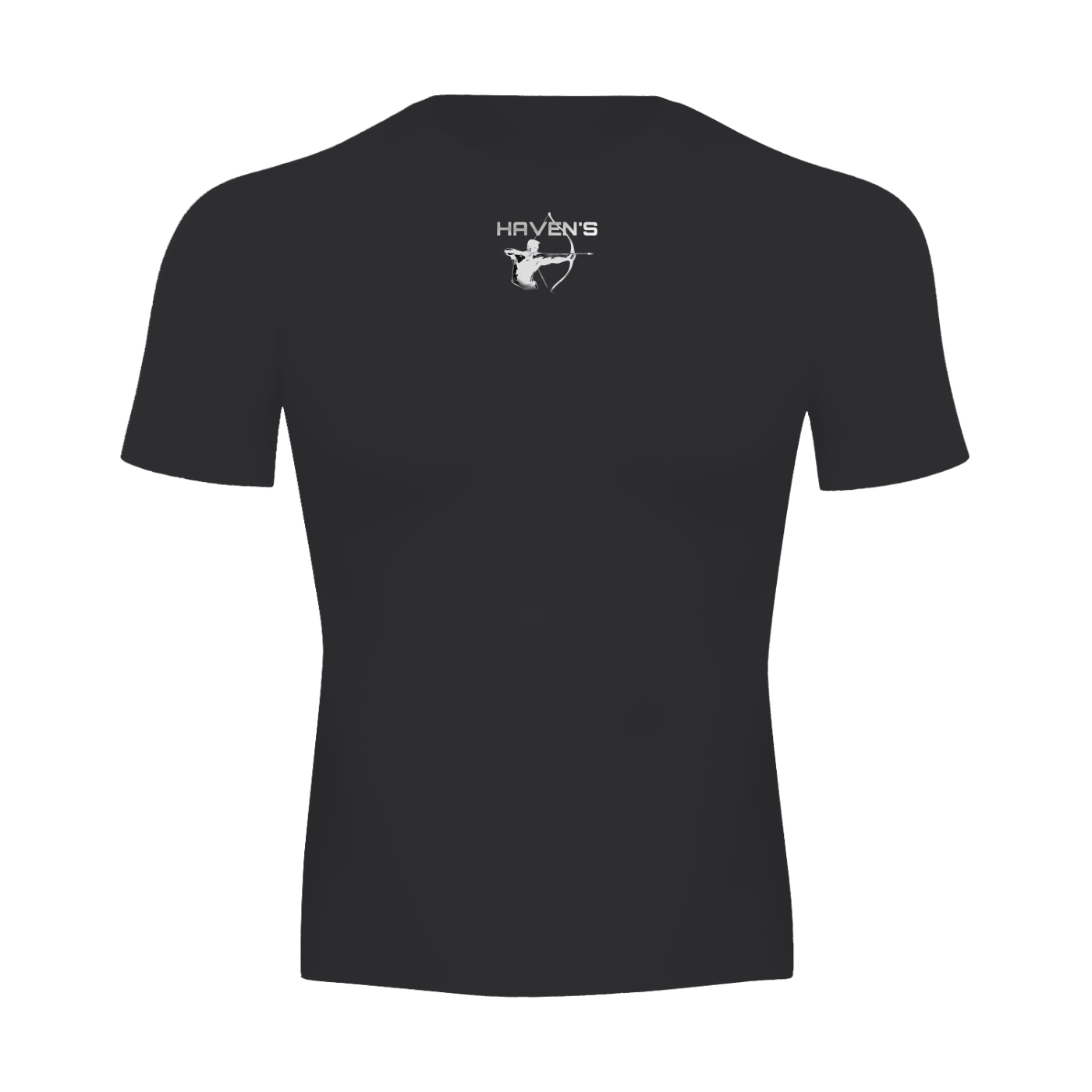 Haven's Black Compression Shirt Front