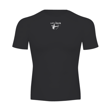 Haven's Black Compression Shirt Front