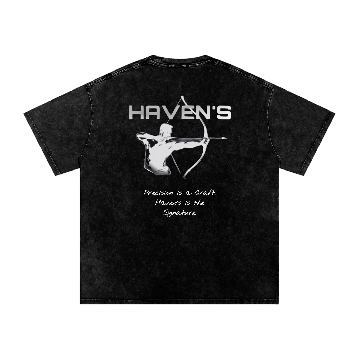 Haven's Alternative T-Shirt Black Stonewash Back