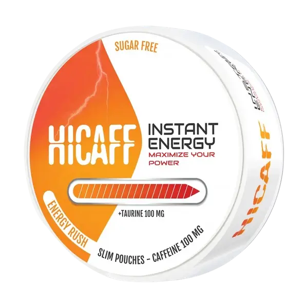 Hicaff - Energy Rush (100mg) Caffeine Pouch SnusHaven