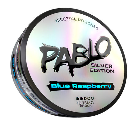 Pablo silver edition blue raspberry 