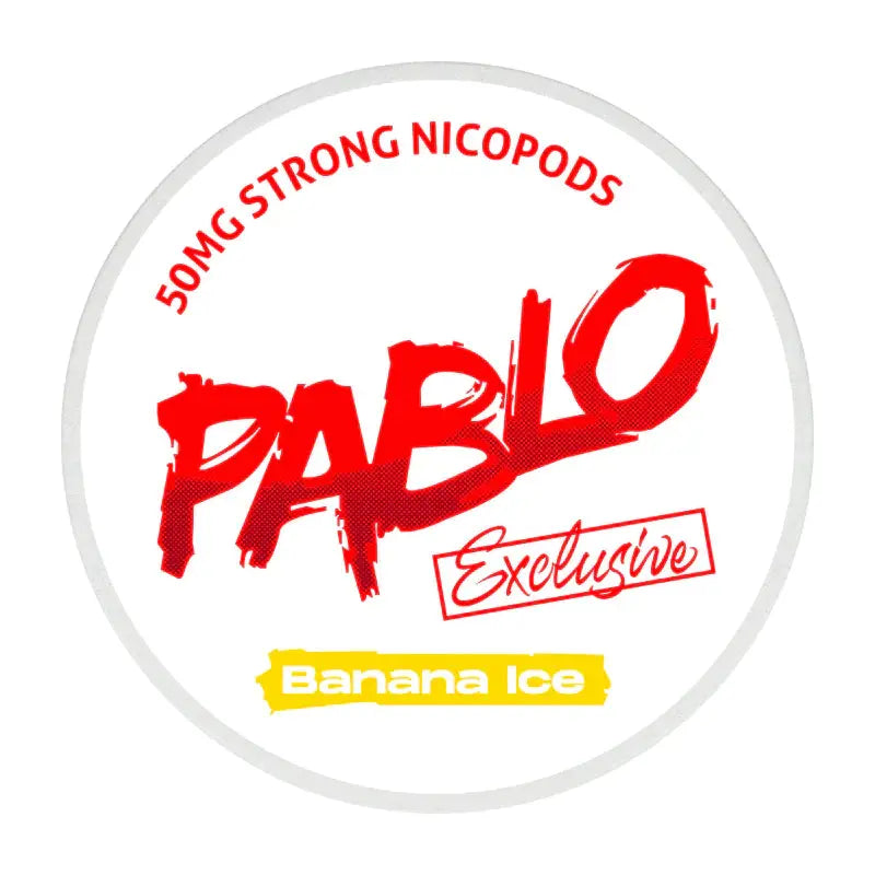 Pablo - Banana Ice 50mg/g Nicotine Pouches Banana Ice Nicotine Pouches SnusHaven