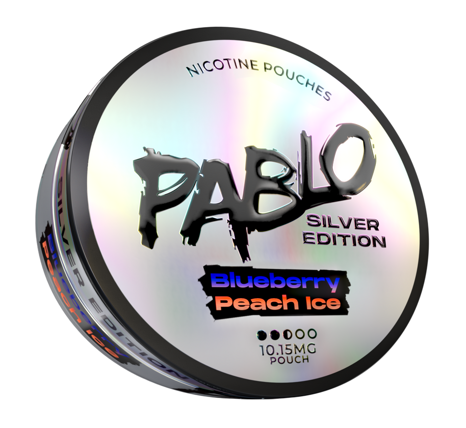Pablo silver edition blueberry peach ice 