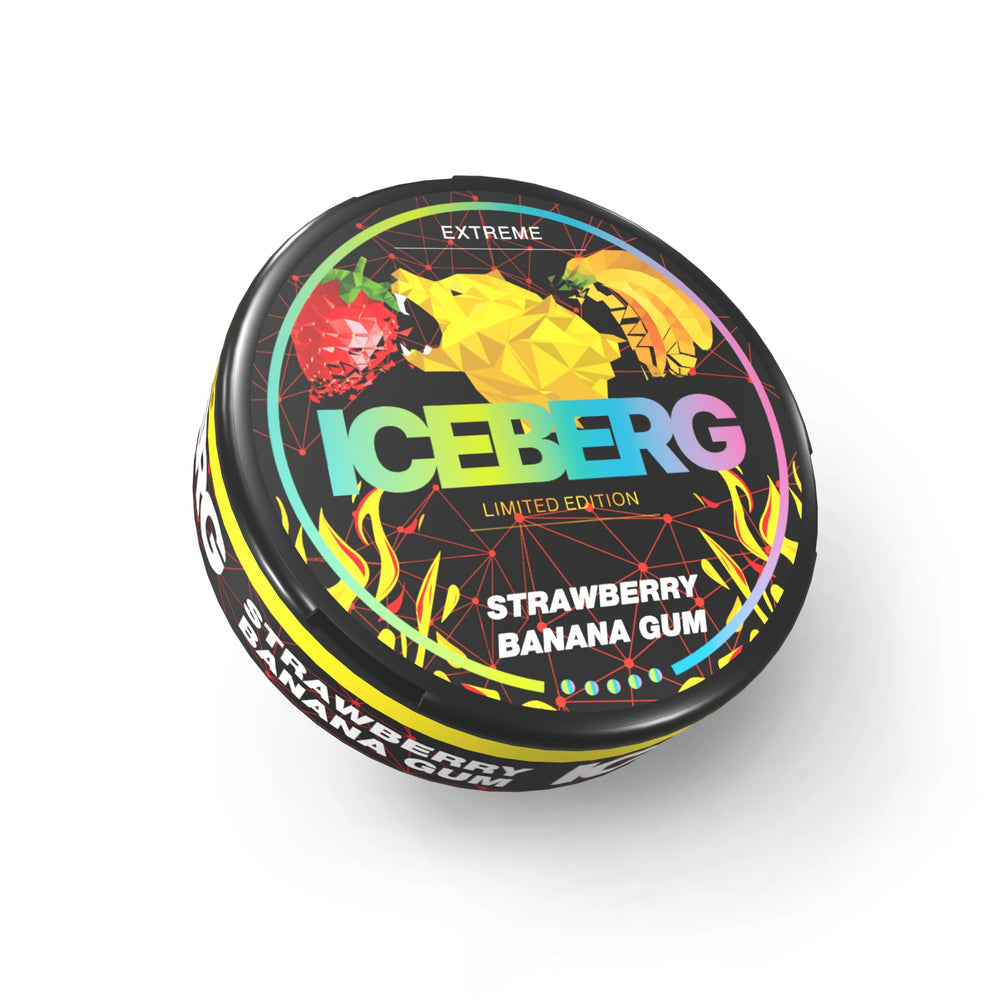 Iceberg - Strawberry Banana Gum (130mg) SnusHaven