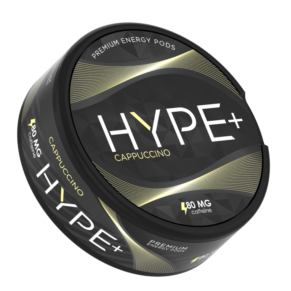 Hype+ - Cappuccino Caffeine Pouches (80mg)