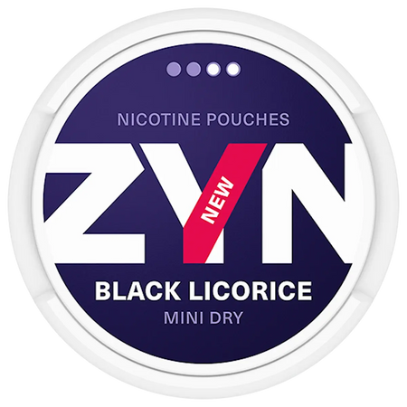 Zyn - Black Liquorice Mini Dry (3mg) SnusHaven