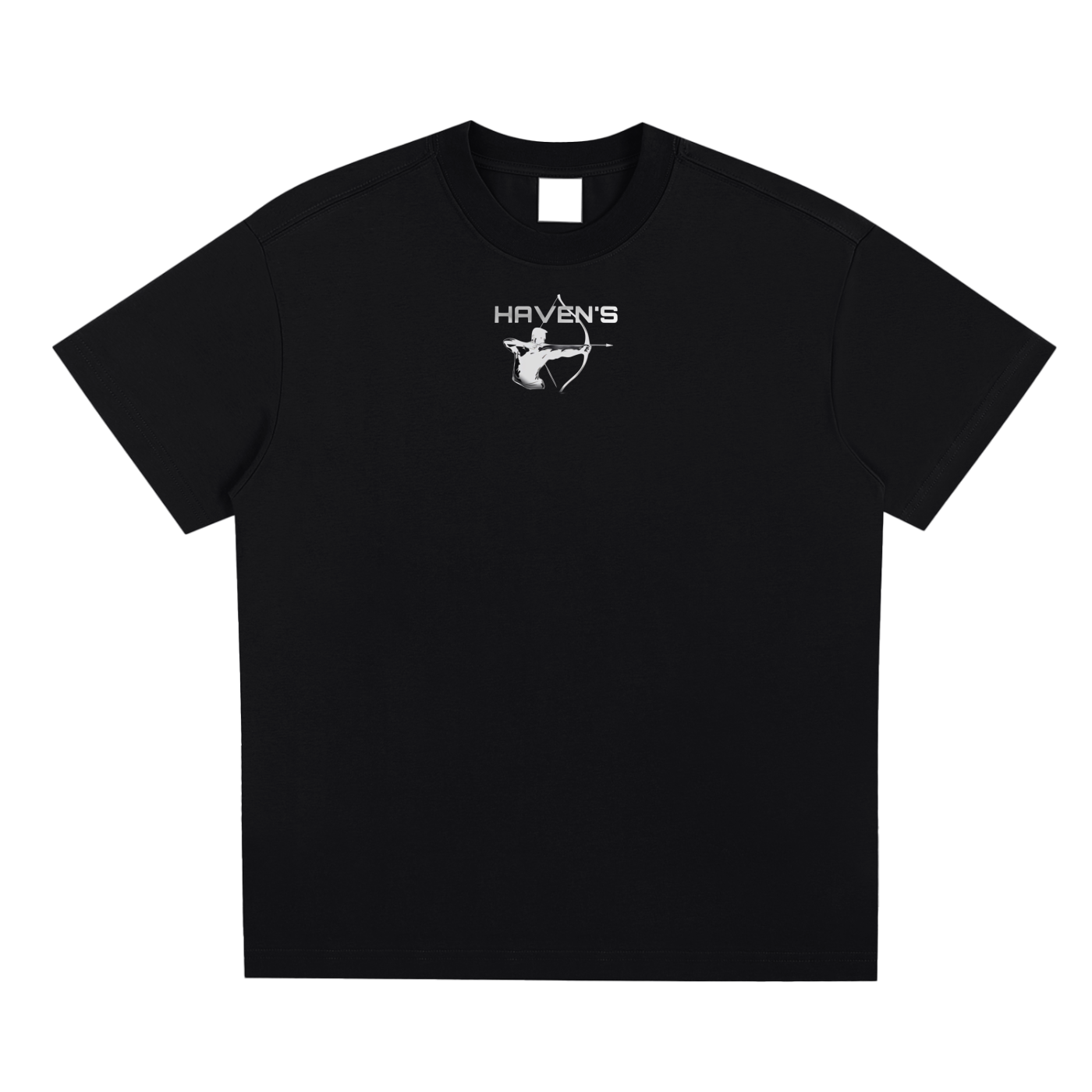 Haven's Logo Graphic T-Shirt Front Black