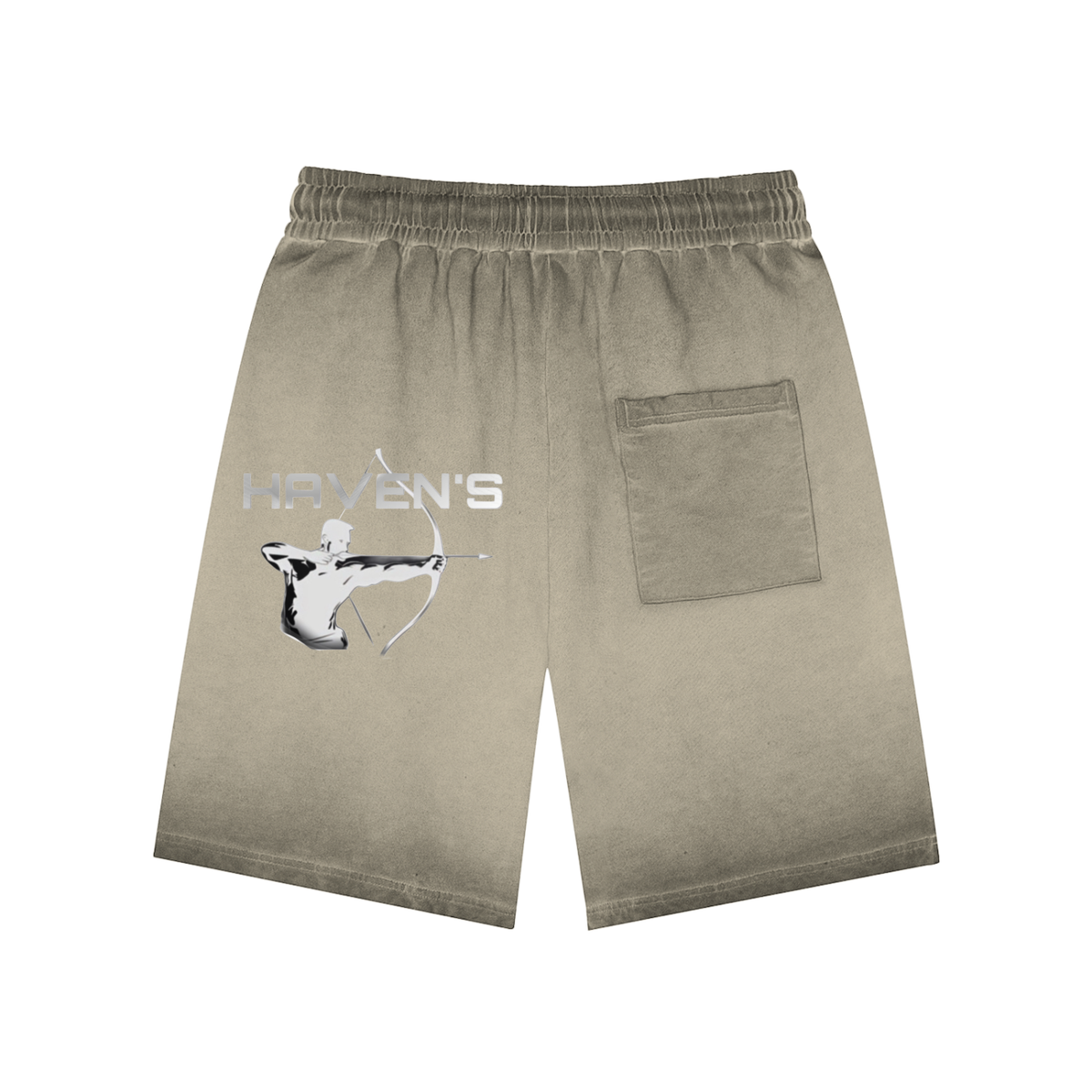 Haven's Stonewash Sand shorts Back