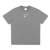 Haven's Logo Graphic T-Shirt Front Light Grey