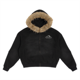 Haven’s fur hoodie front image 