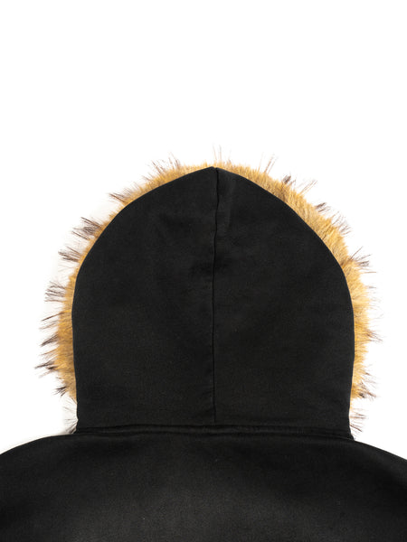 Snushaven Fur Jacket Hood Back
